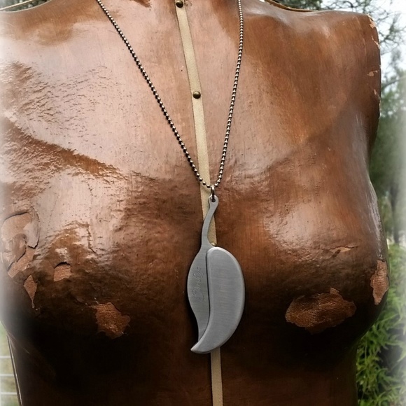 Silverleaf Pocket Knife Necklace or Keyring - Picture 4 of 6